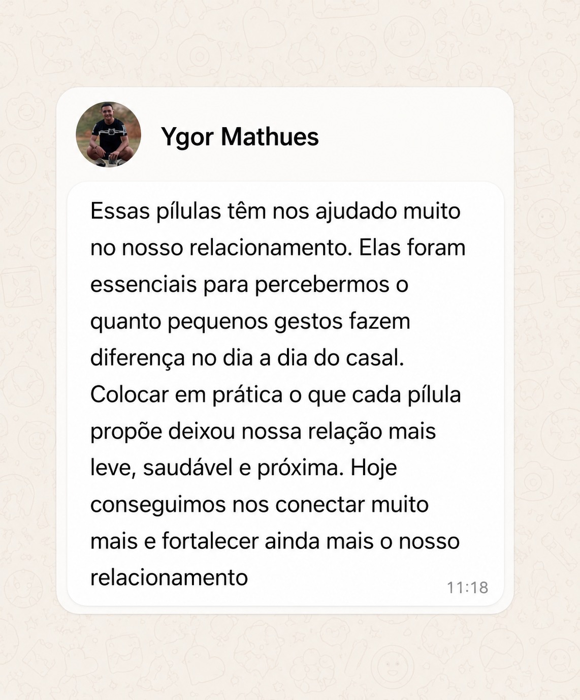 Depoimento de Aluna